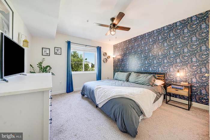 Gorgeous penthouse condo in Petworth! As you enter this 1 BED / 1 BA walk-up unit, you'll be impressed by the two-level living space, with cathedral ceilings and a wall of windows. Hardwood floors on the main level, carpet in the bedroom, and exposed brick create a warm environment. The kitchen features granite countertops, stainless steel appliances, and an island with room for seating. 