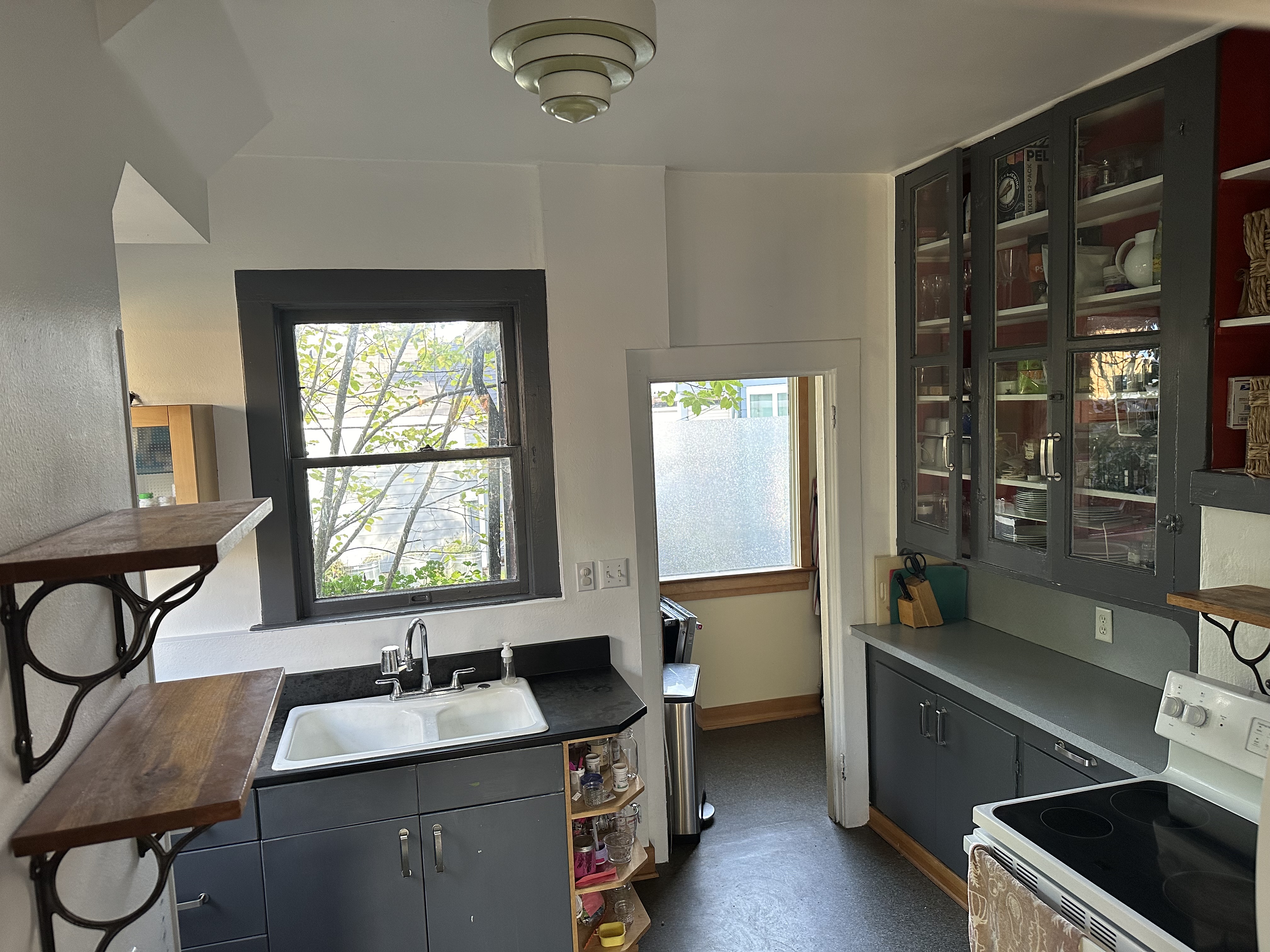 I own the home, but work outside of the house; 