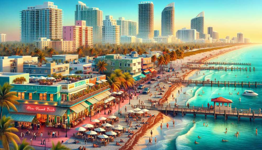 A vibrant street scene in North Beach