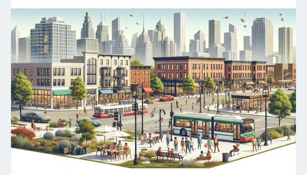 A vibrant street scene in Briarwood