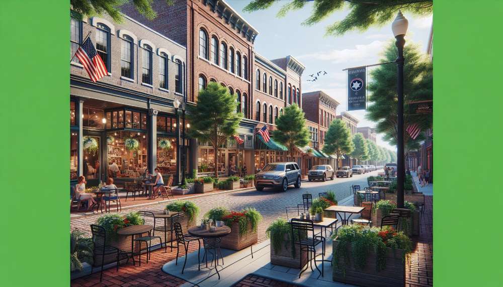 A vibrant street scene in Cordova