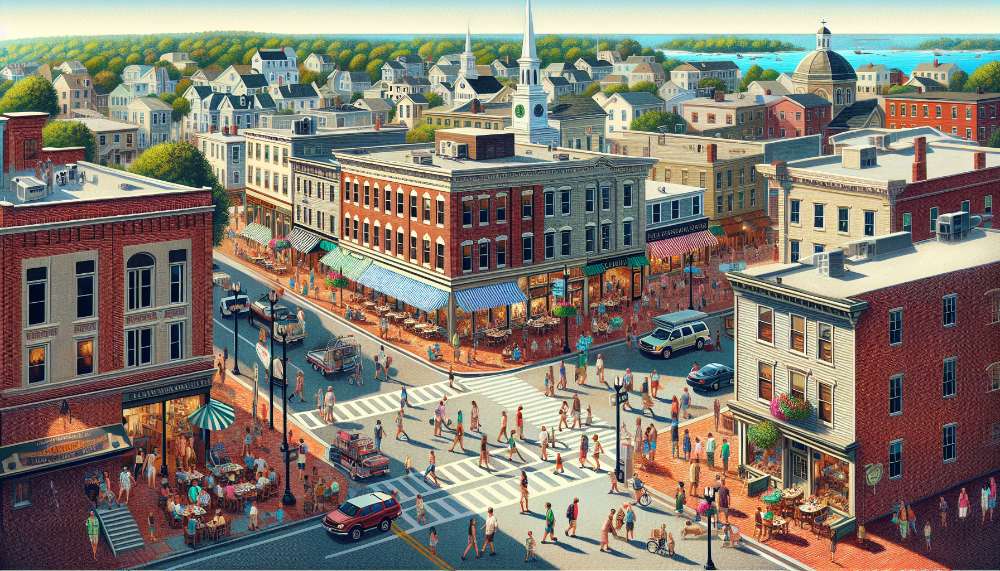 A vibrant street scene in Sebring