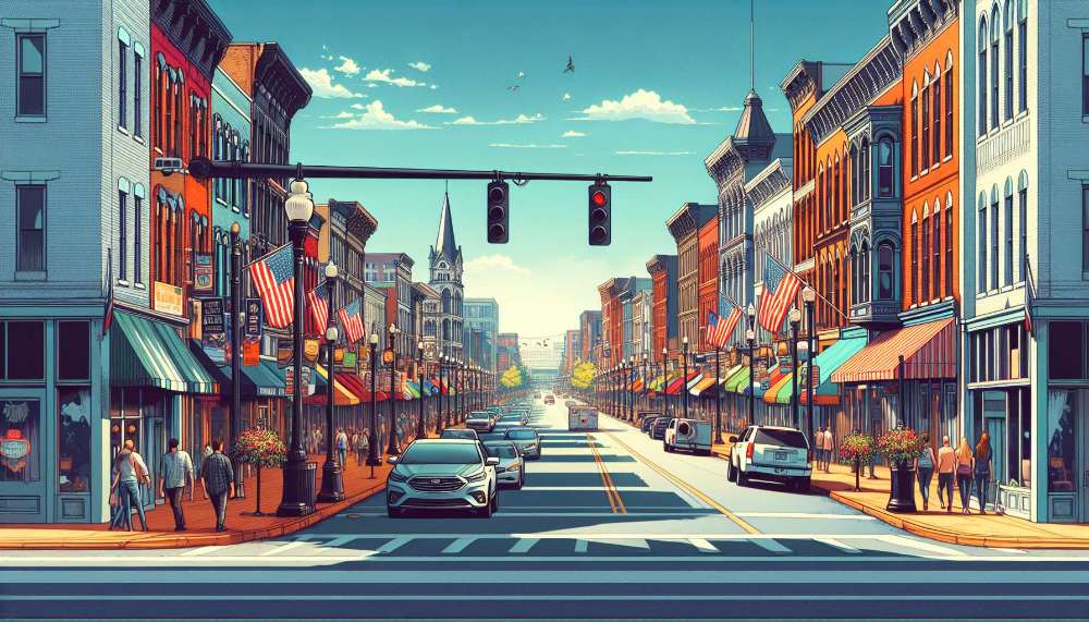 A vibrant street scene in East Nashville