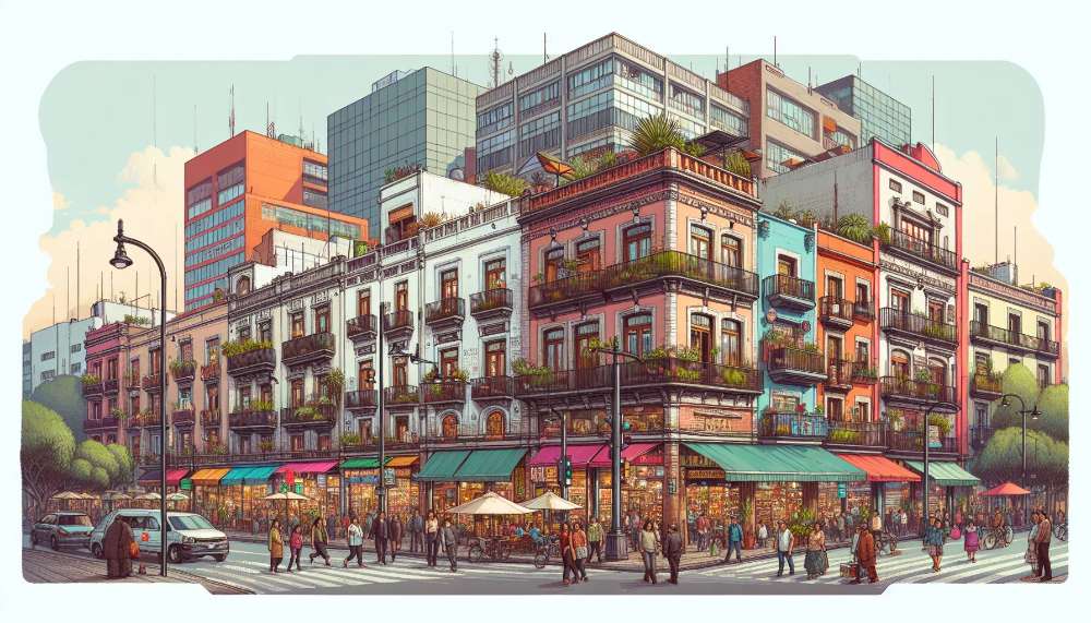 A vibrant street scene in Hipodromo