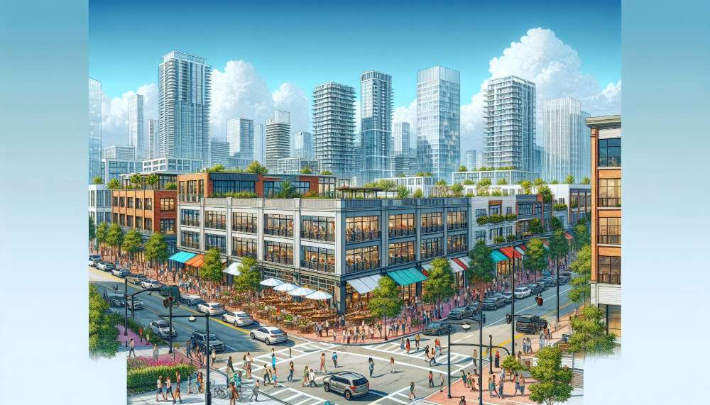 A vibrant street scene in Upper East Side