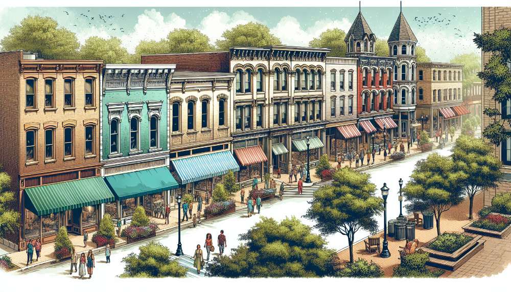 A vibrant street scene in Geneva