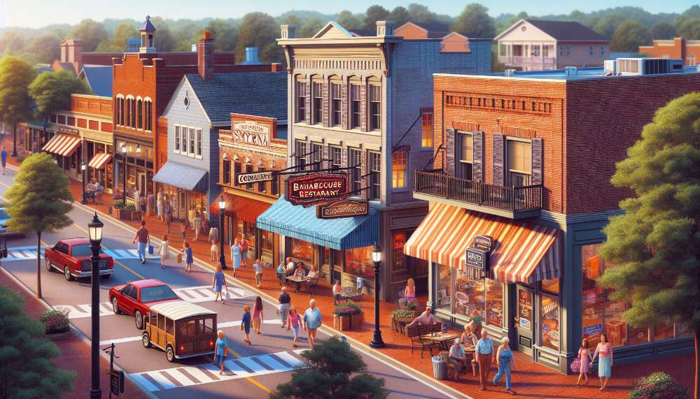 A vibrant street scene in Smyrna