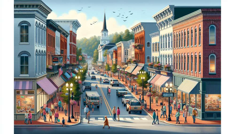 A vibrant street scene in Westminster