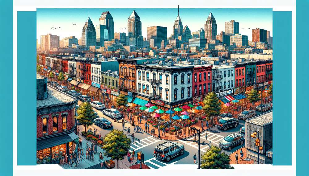 A vibrant street scene in North Ironbound