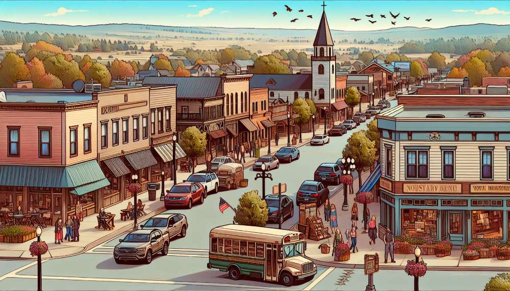 A vibrant street scene in Western Branch South