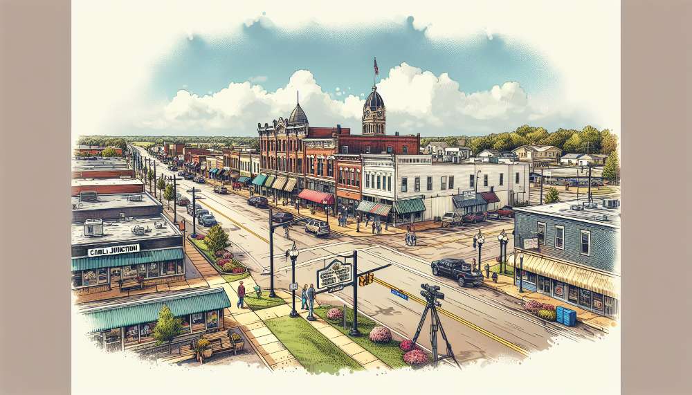 A vibrant street scene in Carl Junction