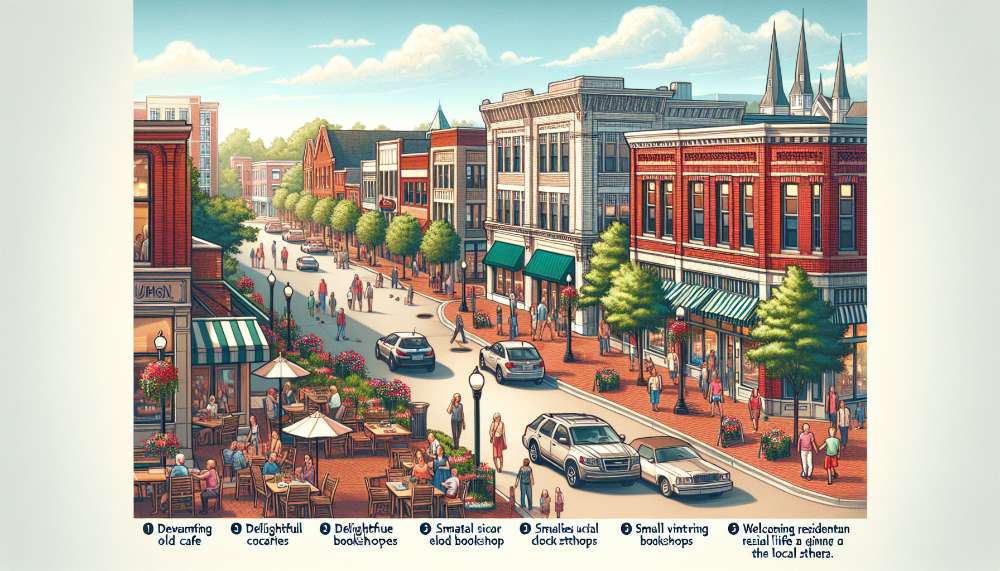 A vibrant street scene in Fairfield