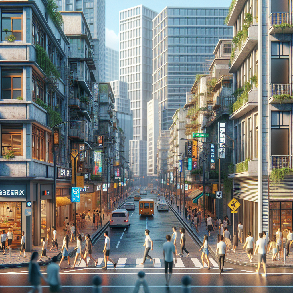 A vibrant street scene in Kilgore