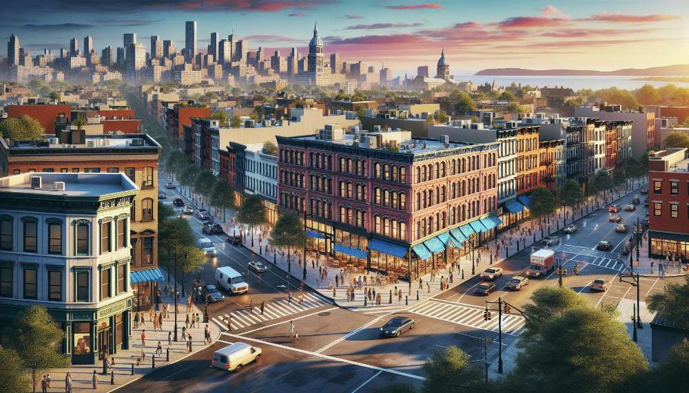 A vibrant street scene in Rome