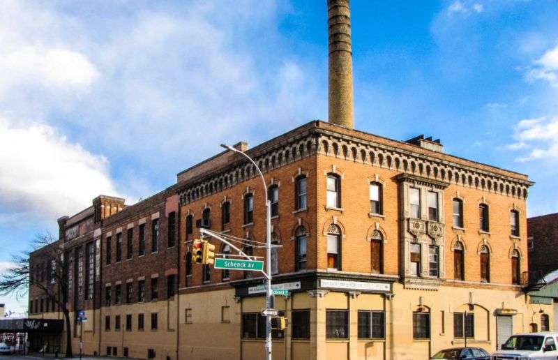 A vibrant street scene in East New York