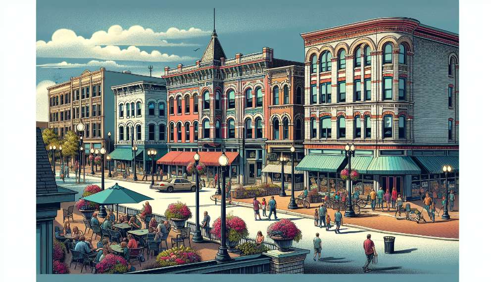 A vibrant street scene in Parma