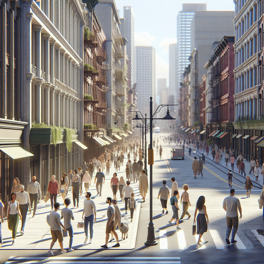 A vibrant street scene in Toms River