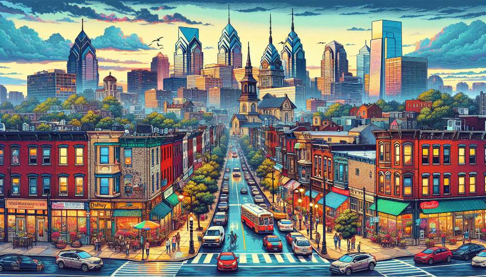 A vibrant street scene in West Deptford